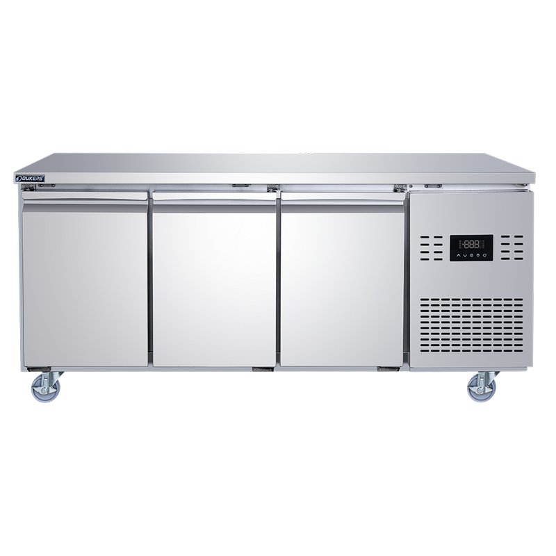 Table réfrigérée positive / négative GN 3 portes sans dosseret 600/700/800 séries