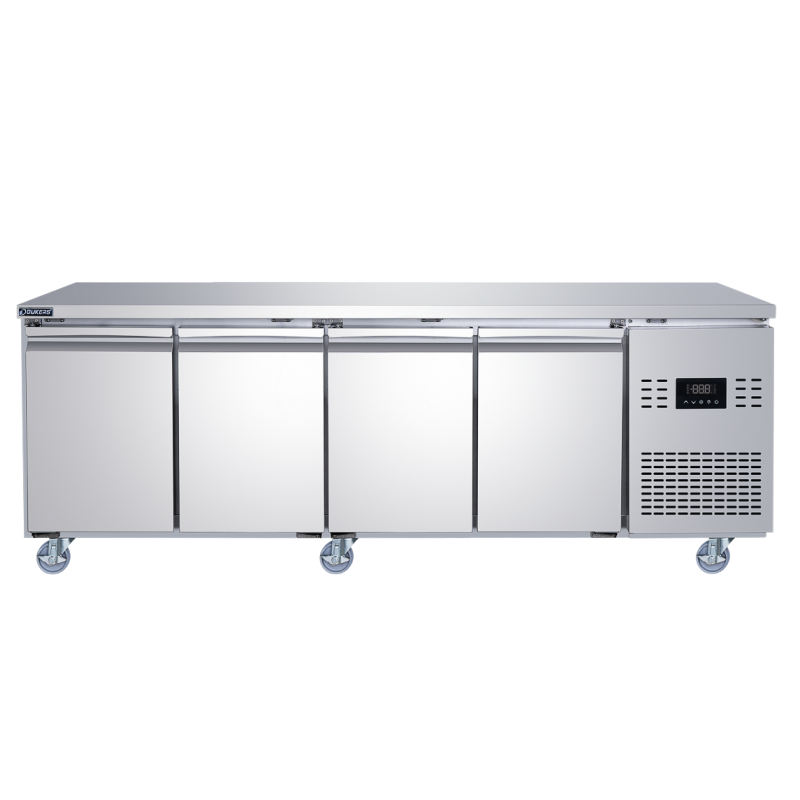 Table réfrigérée positive / négative GN 4 portes sans dosseret 600/700 séries