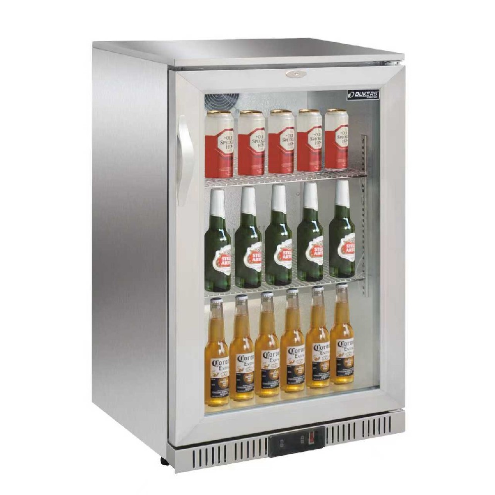 Arrière-bar réfrigéré inox 1 porte battante
