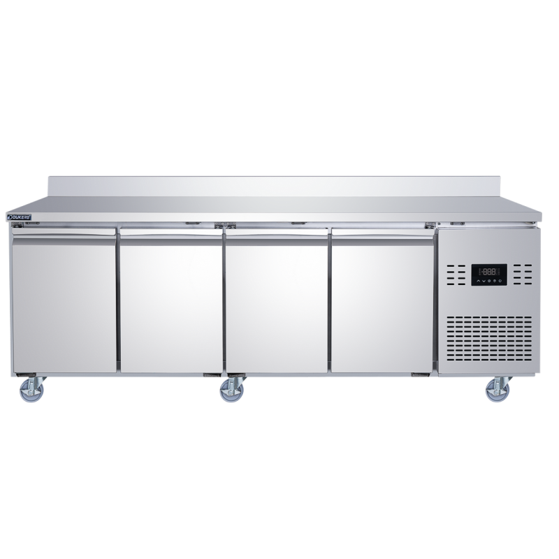 Table réfrigérée positive / négative GN 4 portes avec dosseret 600/700 séries