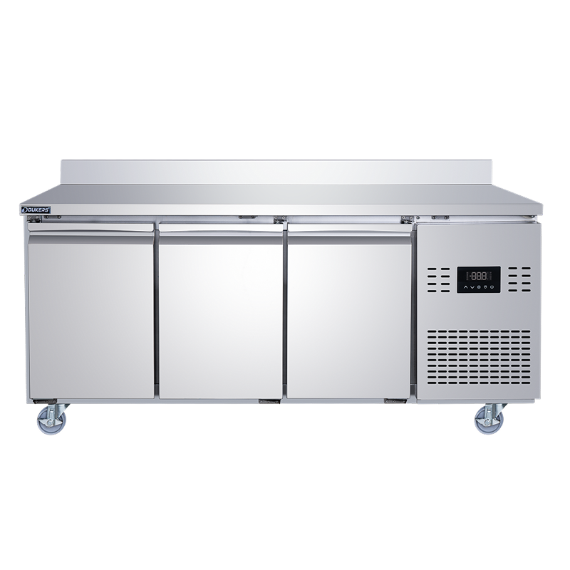 Table réfrigérée positive / négative GN 3 portes avec dosseret 600/700/800 séries